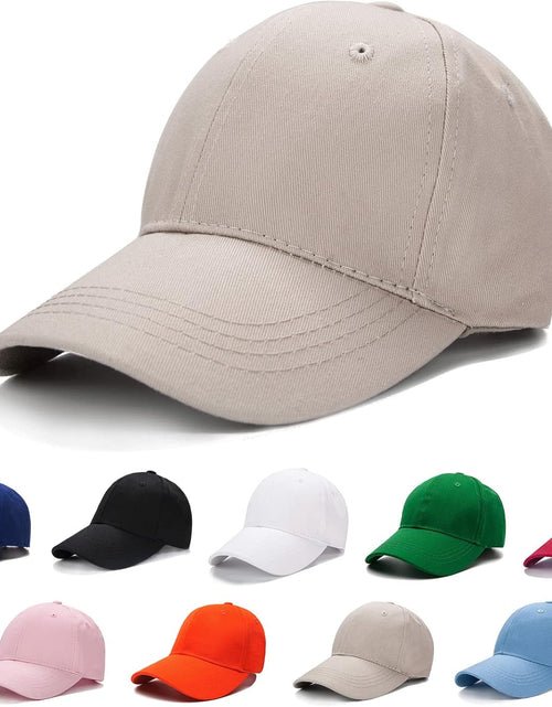 Load image into Gallery viewer, Baseball Cap for Kids-Adjustable Washed Cotton Golf Toddler Hat for Boys &amp; Girls
